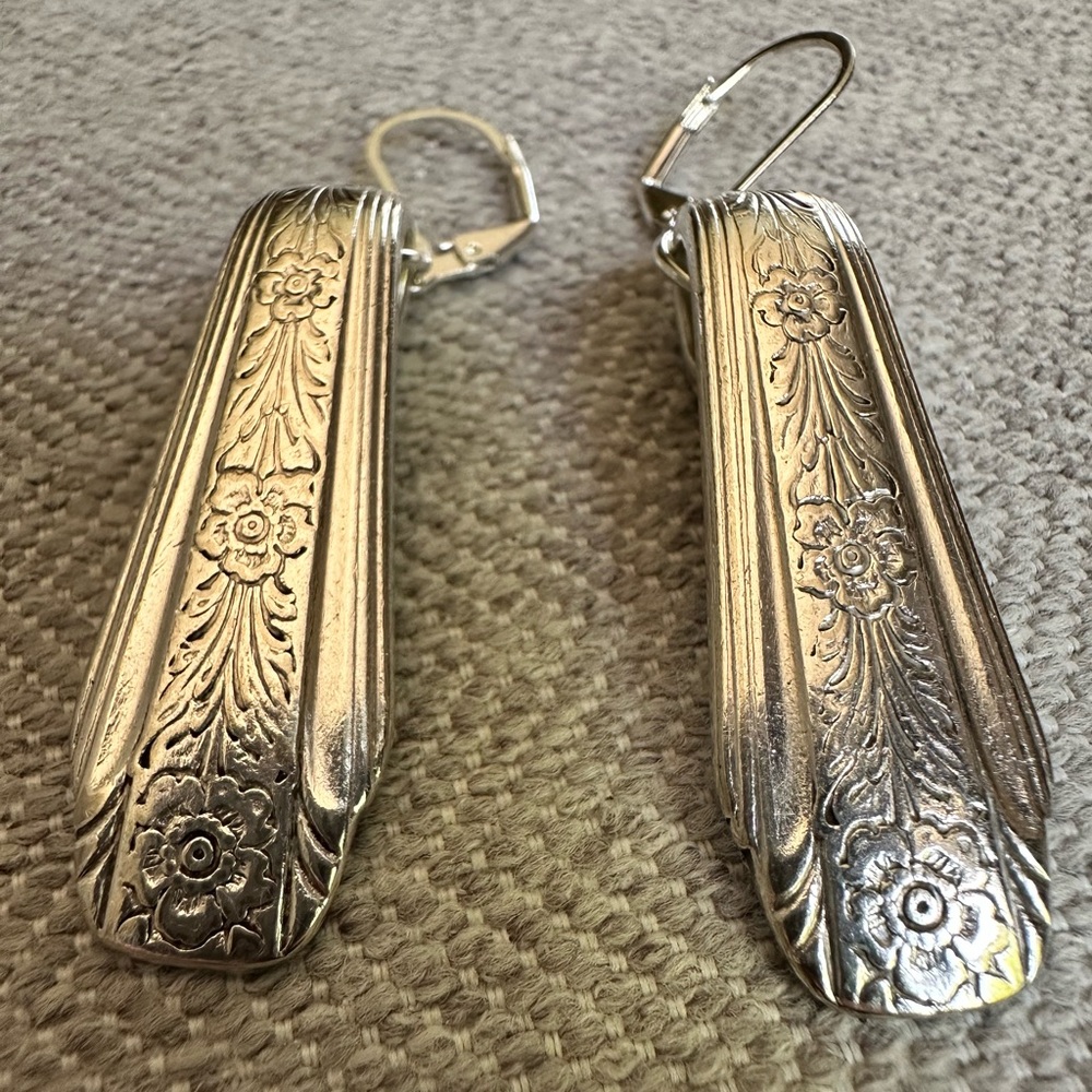 Silverware Earrings - Picture 7 of 9